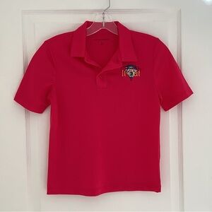 Czech It Out Women’s Small Pink Polo Tee